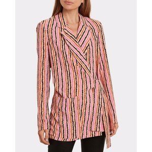 Hofmann Sylvie Multicolored Wrap Blazer Women's EUR 36/US S NWT